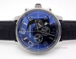 Montblanc Timewalker SS Black Chrono w/ Black Leather strap